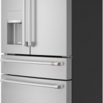 Café - 22.3 Cu. Ft. 4-Door French Door Counter-Depth Smart Refrigerator - Stainless steel