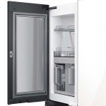Samsung - 23 cu. ft. Smart Counter Depth BESPOKE 4-Door Flex™ Refrigerator with Customizable Panel Colors - White