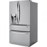 LG - 29.5 Cu. Ft. 4-Door French Door Smart Refrigerator with Door-in-Door and Craft Ice - Stainless steel