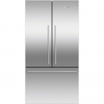 Fisher & Paykel - ActiveSmart 20.1 Cu. Ft. French Door Counter-Depth Refrigerator - Stainless steel