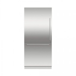 Fisher & Paykel - ActiveSmart 16.8 Cu. Ft. Bottom-Freezer Built-In Refrigerator - White