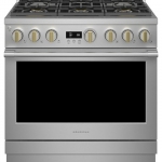 Monogram - 5.7 Cu. Ft. Freestanding Dual Fuel Convection Range with Self-Clean, Built-In Wi-Fi, and 6 Burners - Stainless steel
