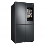 Samsung - 29 cu. ft. Smart 4-Door Flex™ refrigerator with Family Hub™ and Beverage Center - Black Stainless Steel