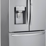 LG - 23.5 Cu. Ft. French Door-in-Door Counter-Depth Smart Refrigerator with Craft Ice - Stainless steel