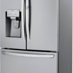LG - 23.5 Cu. Ft. French Door-in-Door Counter-Depth Smart Refrigerator with Craft Ice - Stainless steel