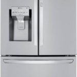 LG - 23.5 Cu. Ft. French Door-in-Door Counter-Depth Smart Refrigerator with Craft Ice - Stainless steel