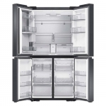 Samsung - 29 cu. ft. Smart 4-Door Flex™ refrigerator with Family Hub™ and Beverage Center - Black Stainless Steel