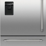 Fisher & Paykel - 17.1 Cu. Ft. Bottom-Freezer Counter-Depth ActiveSmart Refrigerator Ice Water - Silver