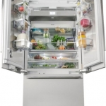 Thermador - Freedom Collection 19.4 cu. ft. French Door Built-in Smart Refrigerator with Masterpiece Series Handles - Silver
