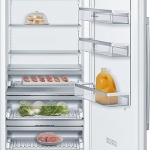 Bosch - Benchmark Series 16.8 Cu. Ft. Column Counter-Depth Smart Refrigerator - Custom Panel Ready