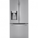 LG - 24.5 Cu. Ft. French Door Smart Refrigerator with Slim SpacePlus Ice - Stainless steel