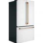 Package - Café - 23.1 Cu. Ft. French Door Counter-Depth Refrigerator - Matte White + 3 more items