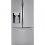 LG - 24.5 Cu. Ft. French Door Smart Refrigerator with Slim SpacePlus Ice - Stainless steel