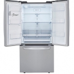 LG - 24.5 Cu. Ft. French Door Smart Refrigerator with Slim SpacePlus Ice - Stainless steel