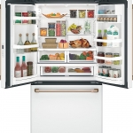 Package - Café - 23.1 Cu. Ft. French Door Counter-Depth Refrigerator - Matte White + 3 more items