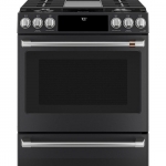 Café - 5.6 Cu. Ft. Self-Cleaning Slide-In Gas Convection Range - Matte Black