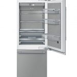 Thermador - Freedom Collection 16 cu. ft. Bottom Freezer Built-in Smart Refrigerator with Professional Series Handles - Silver