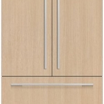 Fisher & Paykel - ActiveSmart 16.8 Cu. Ft. French Door Built-In Refrigerator - Custom Panel Ready