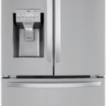 LG - 22 Cu. Ft. 4-Door French Door Smart Refrigerator with Craft Ice - Stainless steel