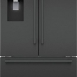 Bosch - 500 Series 26 cu. ft. French Door Standard-Depth Smart Refrigerator with External Water and Ice - Black Stainless Steel