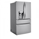LG - 29.5 Cu. Ft. 4-Door French Door Smart Refrigerator with Craft Ice - Stainless steel