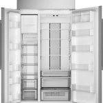 Monogram - 25.1 Cu. Ft. Side-by-Side Built-In Smart Refrigerator - Stainless steel