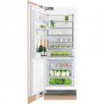 Fisher & Paykel - ActiveSmart 16.3 Cu. Ft. Built-In Refrigerator - Custom Panel Ready