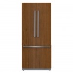 Bosch - Benchmark Series 19.4 Cu. Ft. French Door Built-In Smart Refrigerator - Custom Panel Ready