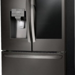 LG - 26 Cu. Ft. French Door-in-Door Smart Refrigerator with Dual Ice Maker and InstaView - Black Stainless Steel