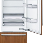 Bosch - Benchmark Series 16 Cu. Ft. Bottom-Freezer Built-In Smart Refrigerator - Custom Panel Ready