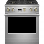 Monogram - 5.7 Cu. Ft. Freestanding Gas Convection Range with 4 Burners - Stainless steel