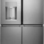 Café - ENERGY STAR® 27.4 Cu. Ft. Smart Quad-Door Refrigerator - Platinum Glass