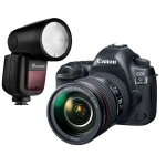 Canon EOS 5D Mark IV with 24-105mm Lens and Flashpoint Zoom Li-on X TTL Speedlight