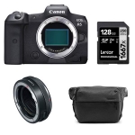 Canon EOS R5 Mirrorless Camera Body with Mount Adapter EF-EOS R Kit