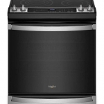 Whirlpool - 6.4 Cu. Ft. Freestanding Electric True Convection Range with Air Fry for Frozen Foods - Stainless steel