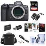 Canon EOS R6 Mirrorless Digital Camera Body with Bag, 64 Card, PC Software & Acc