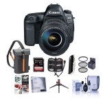 Canon EOS 5D Mark IV DSLR with 24-105mm USM Lens With Free PC Accessory Bundle