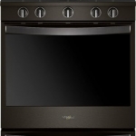 Whirlpool - 5.8 Cu. Ft. Slide-In Gas Convection Range with Self-Cleaning with Air Fry with Connection - Black Stainless Steel