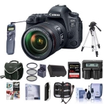 Canon EOS 6D Mark II DSLR with EF 24-105mm f/4L IS II USM Lens W/ Premium Bundle