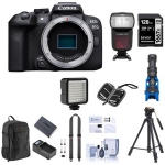 Canon EOS R10 Mirrorless Digital Camera Body with Photography Accessories Kit