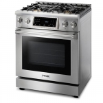 Thor Kitchen - 4.55 cu. Ft. Freestanding Gas Range with Self Cleaning - Stainless steel