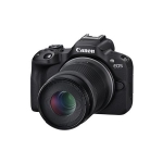 Canon EOS R50 Mirrorless Camera with RF-S 18-45mm f/4.5-6.3 IS STM and RF-S 55-210mm f/5-7.1 IS STM Lens, Black