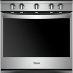 Whirlpool - 5.8 Cu. Ft. Slide-In Gas Convection Range with Self-Cleaning with Air Fry with Connection - Stainless steel