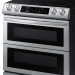 Samsung - 6.3 cu. ft. Slide-In Induction Range with WiFi, Flex Duo™, Smart Dial & Air Fry - Stainless steel
