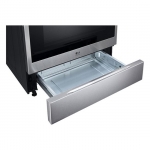 LG - STUDIO 6.3 Cu. Ft. Slide-In Gas True Convection Range with EasyClean and Sous Vide - Stainless steel