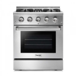 Thor Kitchen - Professional 4.2 Cu.Ft Dual Fuel Range - Stainless steel