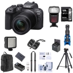 Canon EOS R10 Mirrorless Camera with 18-150mm Lens w/Photography Accessories Kit