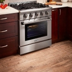 Thor Kitchen - Professional 4.2 Cu.Ft Dual Fuel Range - Stainless steel