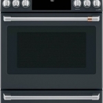 Café - 5.7 Cu. Ft. Slide-In Electric Convection Range - Matte Black