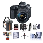 Canon EOS 5D Mark IV DSLR with 24-105mm USM Lens With Free Mac Accessory Bundle
